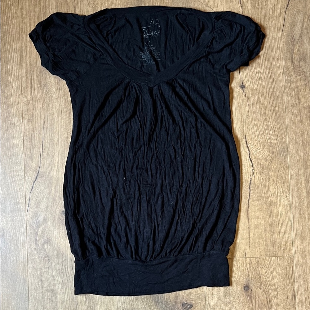 Miley Cyrus & Max Azaria Black Women's Blouse